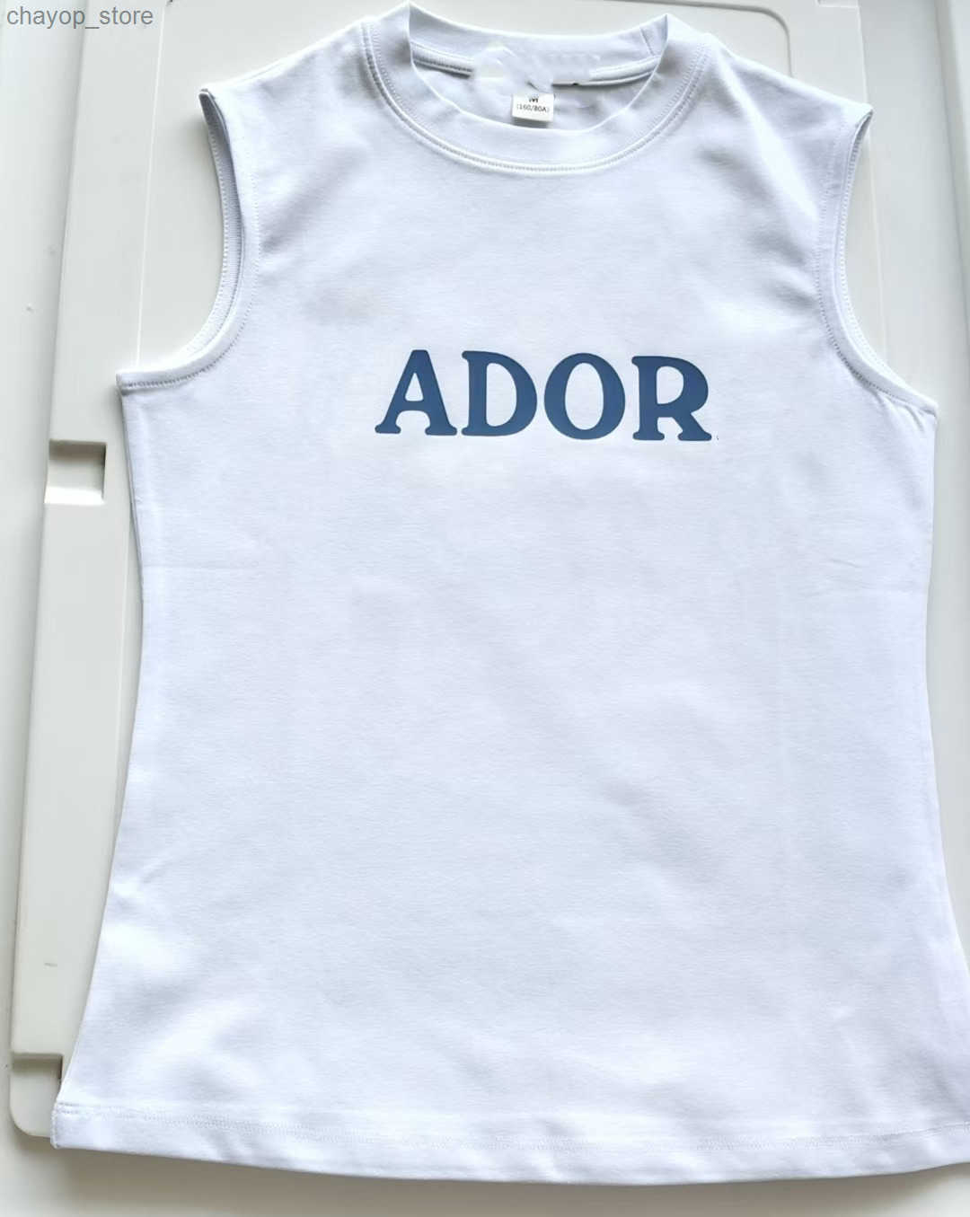 Summer European and American womens slvel T-shirt vest TANK TOP pure cotton round neck top slim fit fashionable and fashionable high-end knitted sweatery250521804K
