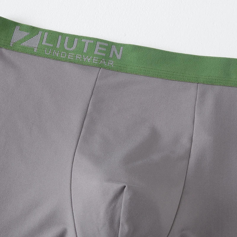 3-pieces Mens Solid Color High-end Fashion Underwear Comfortable Sports Four Cornered Pants Middle-aged Mens Plus Size Shorts 250519
