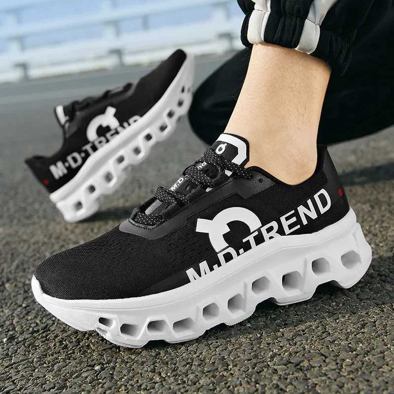 New Lightweight Four Seasons Sports Shoes Mens Cross-Border Style Youth Breathable Sneakers Rubber Sole Casual Athletic ShoesXJ2412