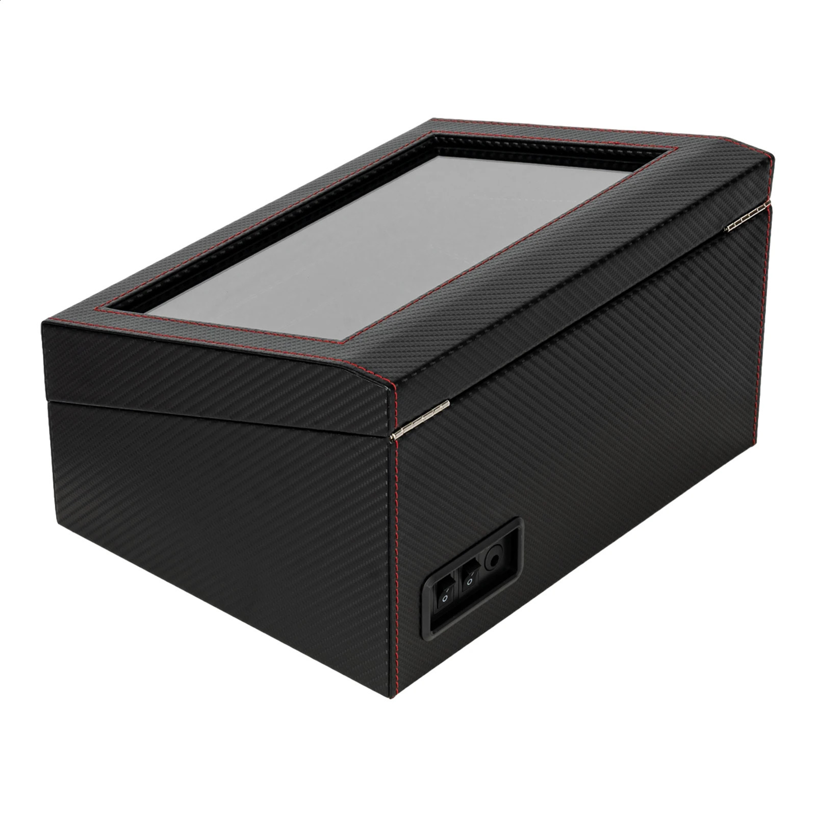 Mechanical Watch Winder NonMagnetic Box 4 Display Compartments 6 Storage Slots Quiet Motor 250515