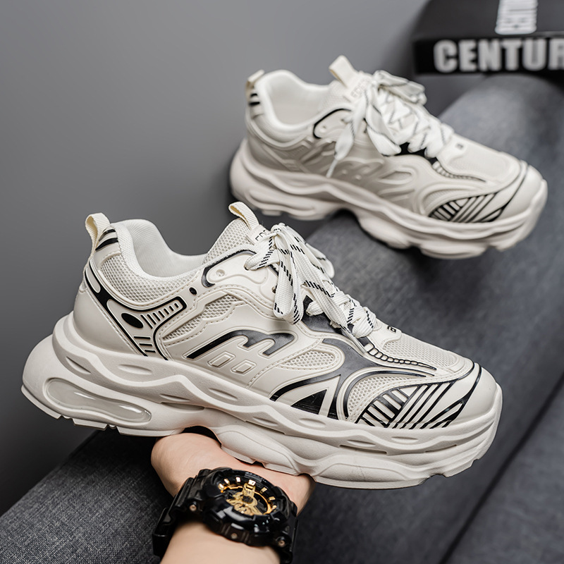 hot Free shipping designer Running Shoes for man sport outdoor Height Increasing Athleisure trainer black shoes
