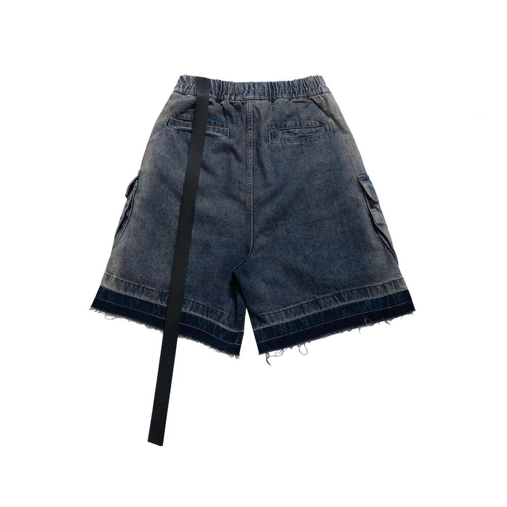 Owen Seak Men Casual Jeans Short Cotton Harem Gothic Style Men's Clothing Sweatpants Summer Women Loose Black Shorts