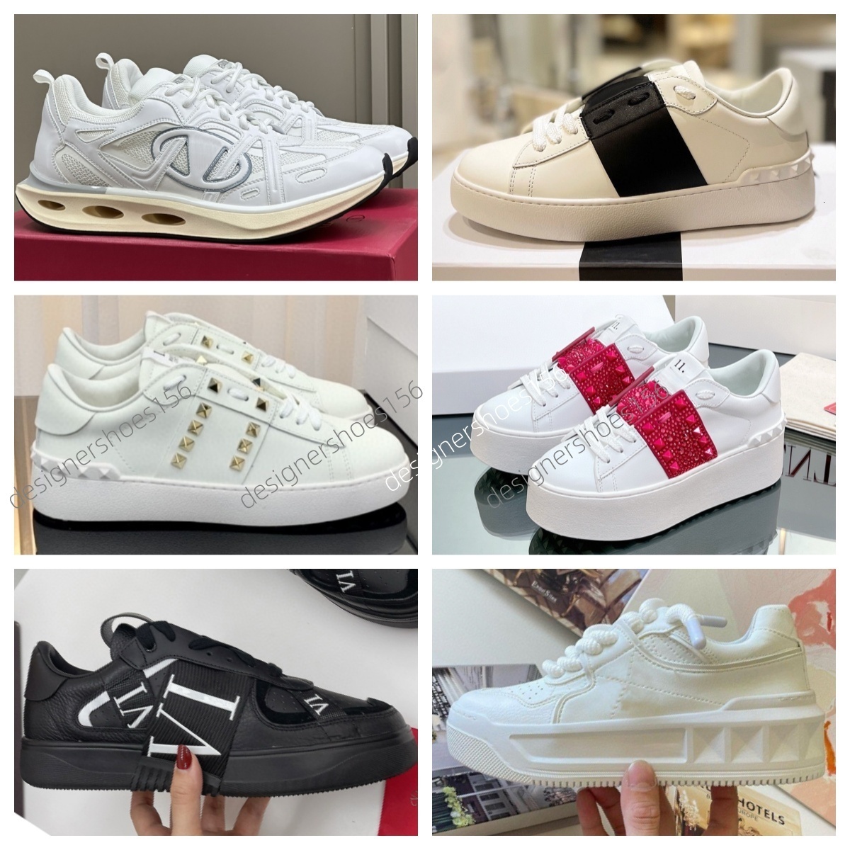 Designer Sneakers Women Shoes Mens Trainers Easyjog Sneaker Low Top Wedges For Woman Flats Leather White Golden Open Ladies Sneakers Womens Luxury Shoes Men