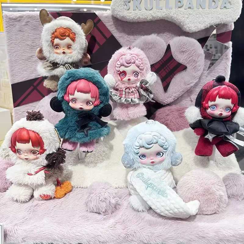 Skullpanda Winter Symphony Series Vinyl Plush Mysterious Blind Box cartoon Bag Decoration Pendant Surprise Collect DollT250522