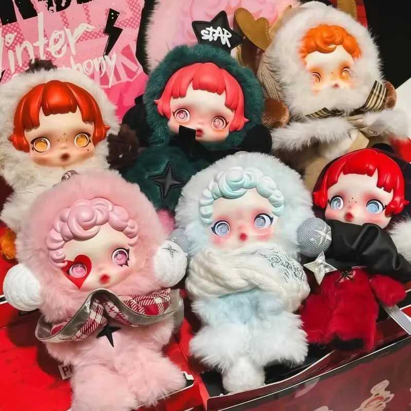 Skullpanda Winter Symphony Series Vinyl Plush Mysterious Blind Box cartoon Bag Decoration Pendant Surprise Collect DollT250522