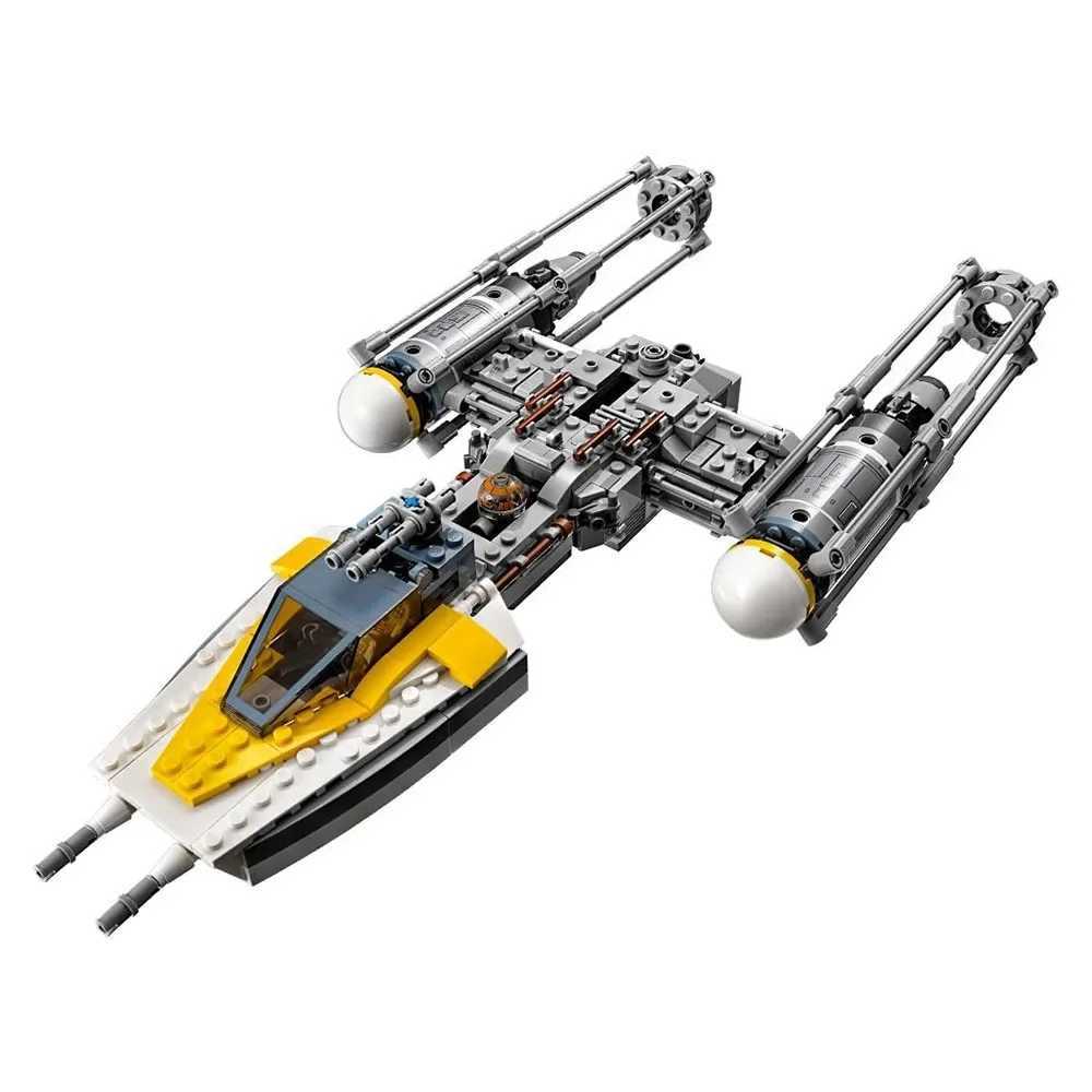2026 new 691PCS Space War Y-wing Starfighter Model Building Blocks With 5 Figures Assemble Bricks Toys Adult Kids Gift Designer