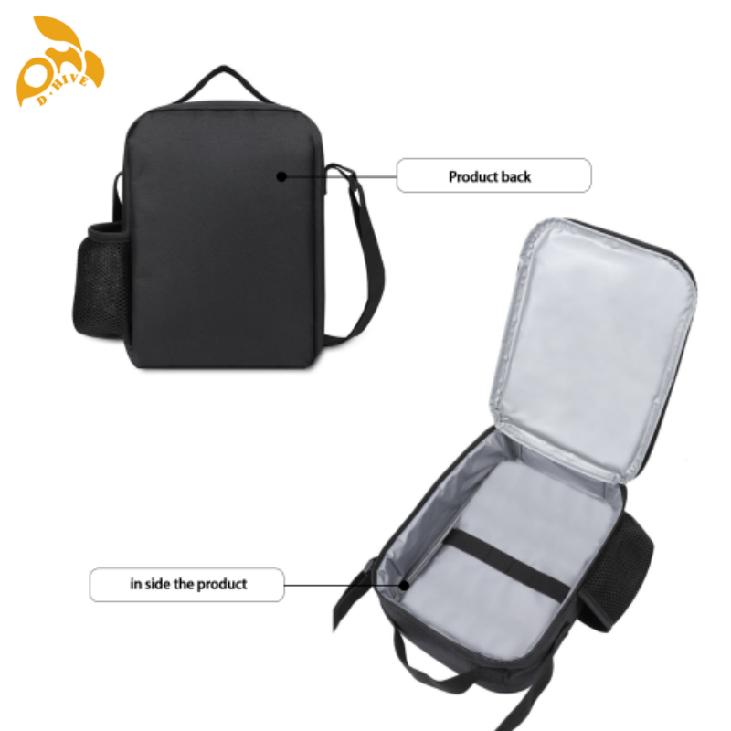 Free delivery. Top designers customize round, beige and black semi-long, lightweight, simple and square portable insulated meal bags