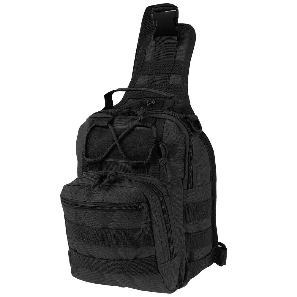 Waterproof Crossbody Chest Bag - Lightweight Shoulder Pack for Mens Outdoor Sports Biking 250603
