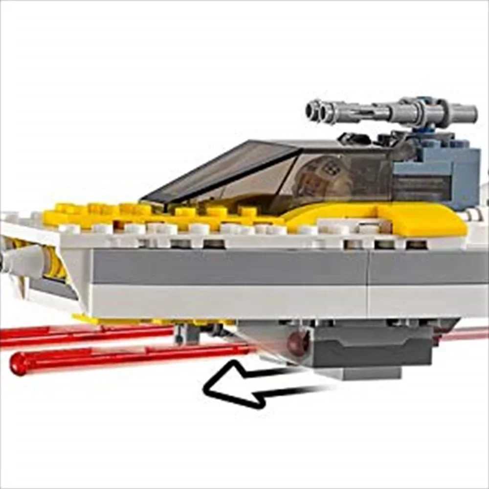 2026 new 691PCS Space War Y-wing Starfighter Model Building Blocks With 5 Figures Assemble Bricks Toys Adult Kids Gift Designer