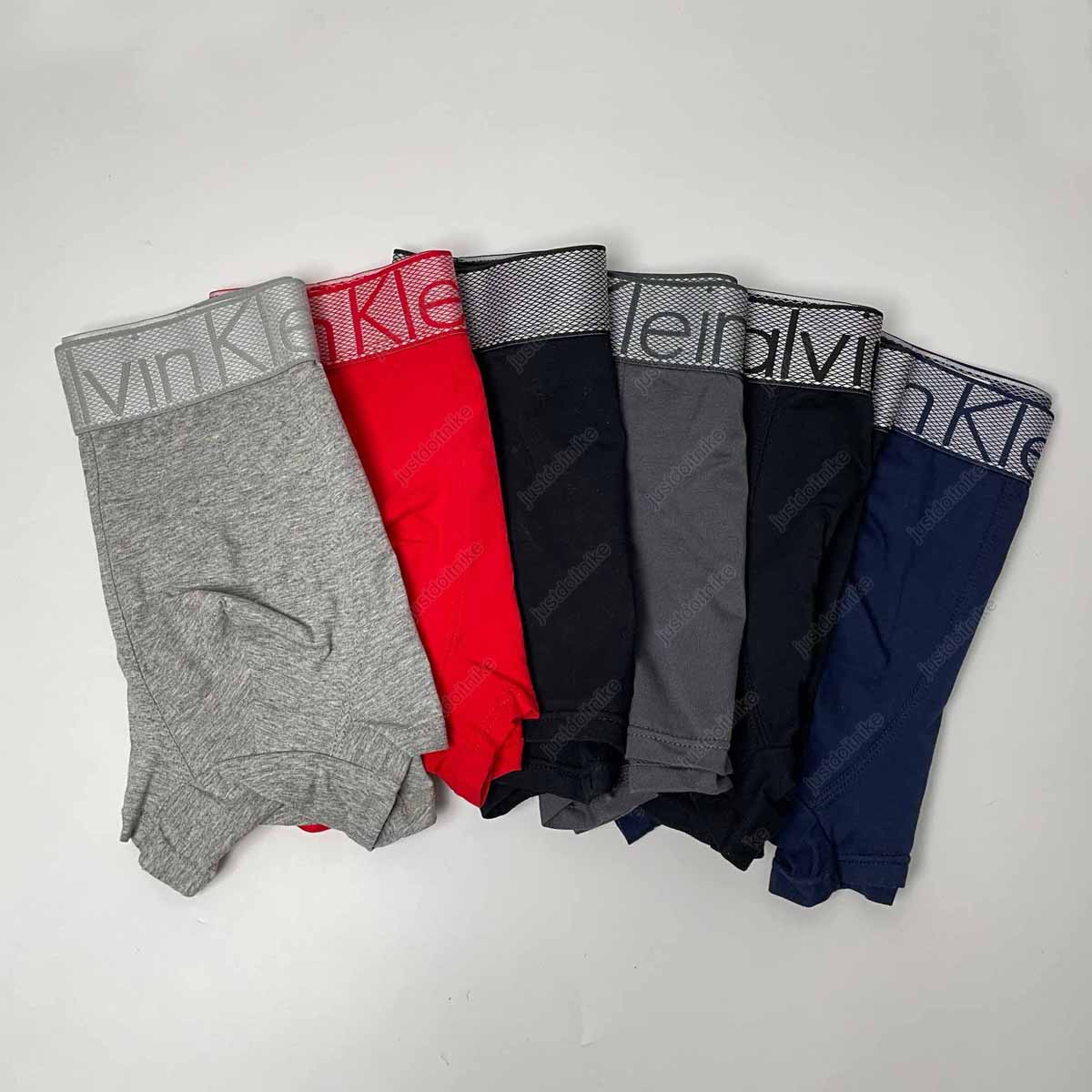 2025 new solid-color letter men's underwear, boxer pants, a new fashion brand that is trendy and breathable for students