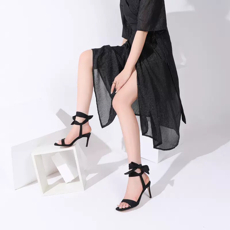 European American Summer New Ankle Strap Women's Slim High-Heeled hot Fashionable And Sexy Party Wedding Sandals