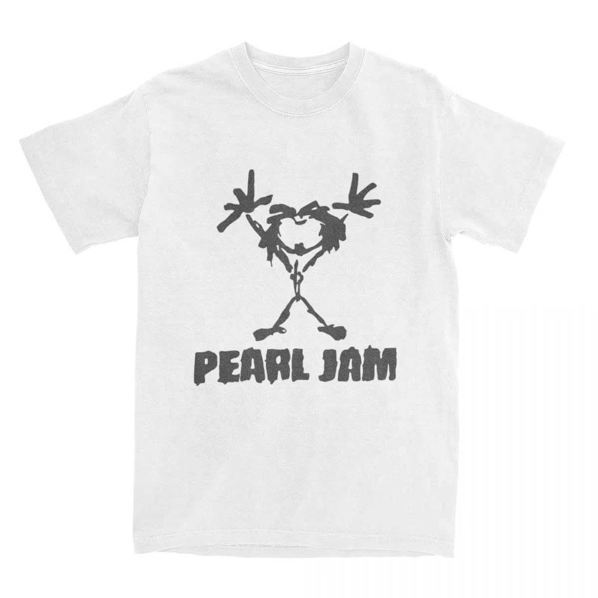 Womens Cool Alive Pearls Jam Rock Band T-Shirts Cotton Ts Summer Short Slve TShirt O Neck Harajuku Tshirt Oversize Men 2025 y250521XHJT