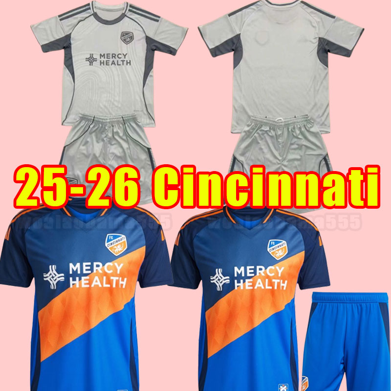 2025 FC Cincinnait soccer jerseys 25 26 Hagglund Obinna Vazquez home away Miazga football shirt thailand quality MEN SIZE S-XXL fans player version 2026