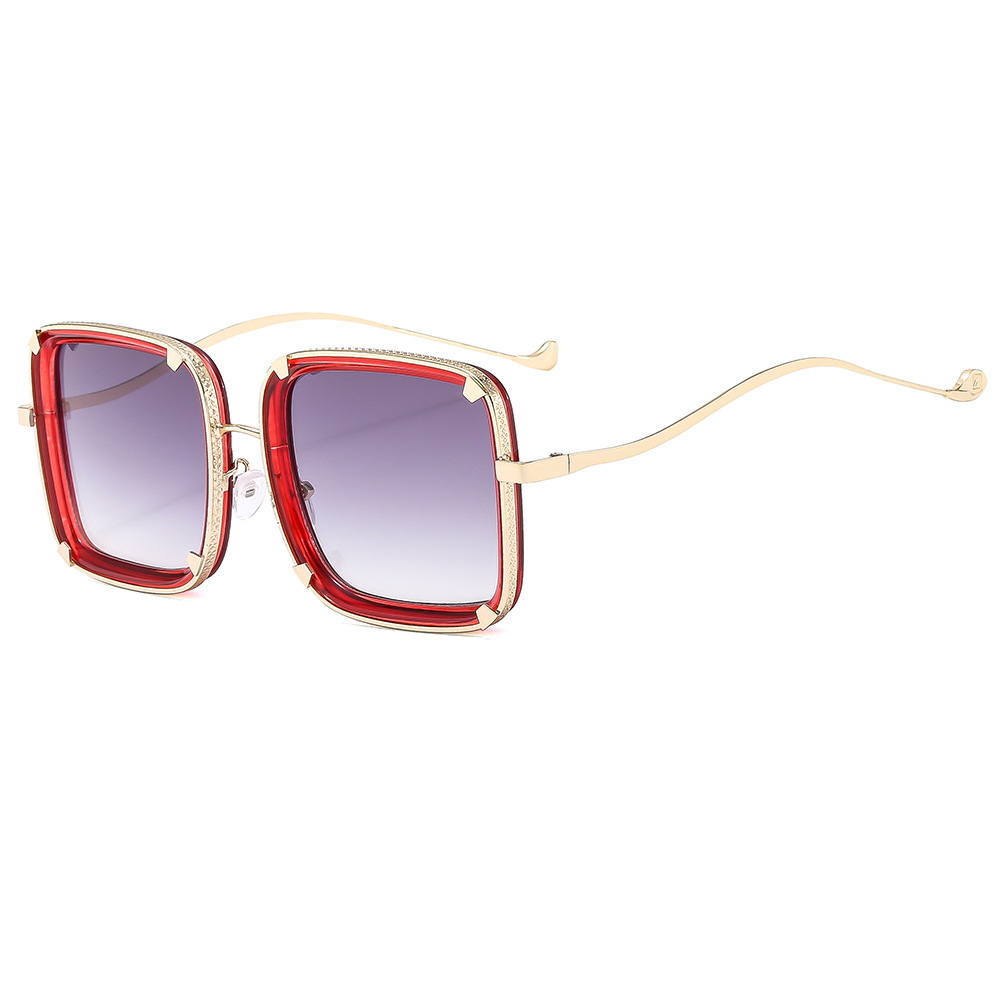 Designer Sunglasses For Women Men Fashion Round Sunglasses Luxury Polarized Lens Goggle Pilot PC Frame Oversized UV400 Eyewear Luxury Style Sunglasses