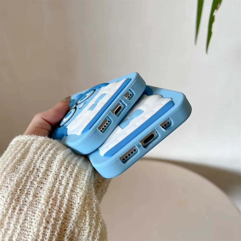 3D Cartoon Inside Out Sadness Anger Envy Silicone Phone Case For iPhone 15 14 Plus 16 13 12 Pro Max 11 Soft Back Cover Y2k Z250521