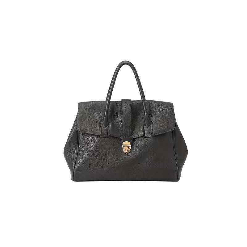 Tote Bag Tote Bag Qiu Zhen Handbag Original Vegetable Tanned Top Layer Cowhide Hand Held Briefcase Women S Genuine Leather Large Capacity Commuting Ba