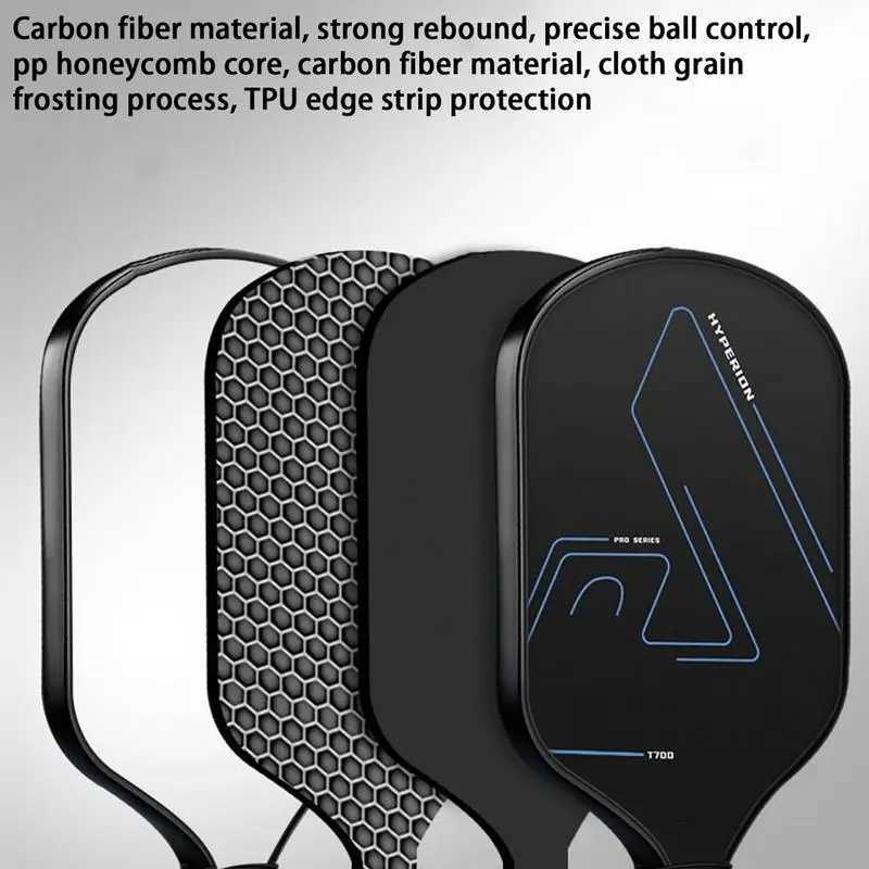 T700SC Textured Carbon Fiber Pickle ball Paddles Pickle Ball Paddle Lightweight Powerful Rotation Pickle ball Rackets For Sport M250521