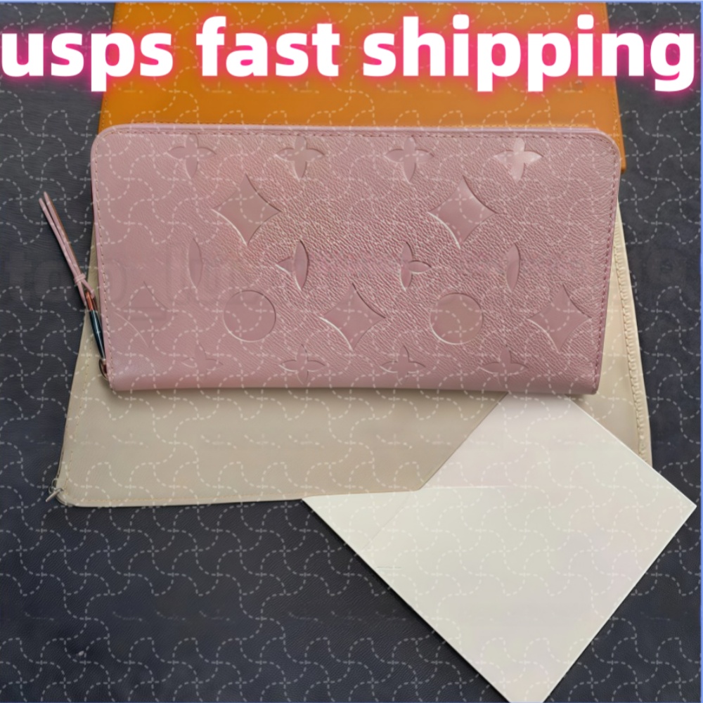 Top Luxury Leather Purse Designer bag Wallet Zipper women large capacity Fashion Wallet Retro Handbag For Men Women Card Holders Coin Famous Clutch Wallet