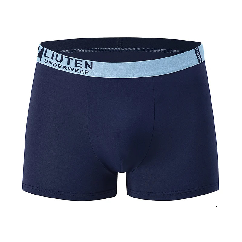 3-pieces Mens Solid Color High-end Fashion Underwear Comfortable Sports Four Cornered Pants Middle-aged Mens Plus Size Shorts 250519
