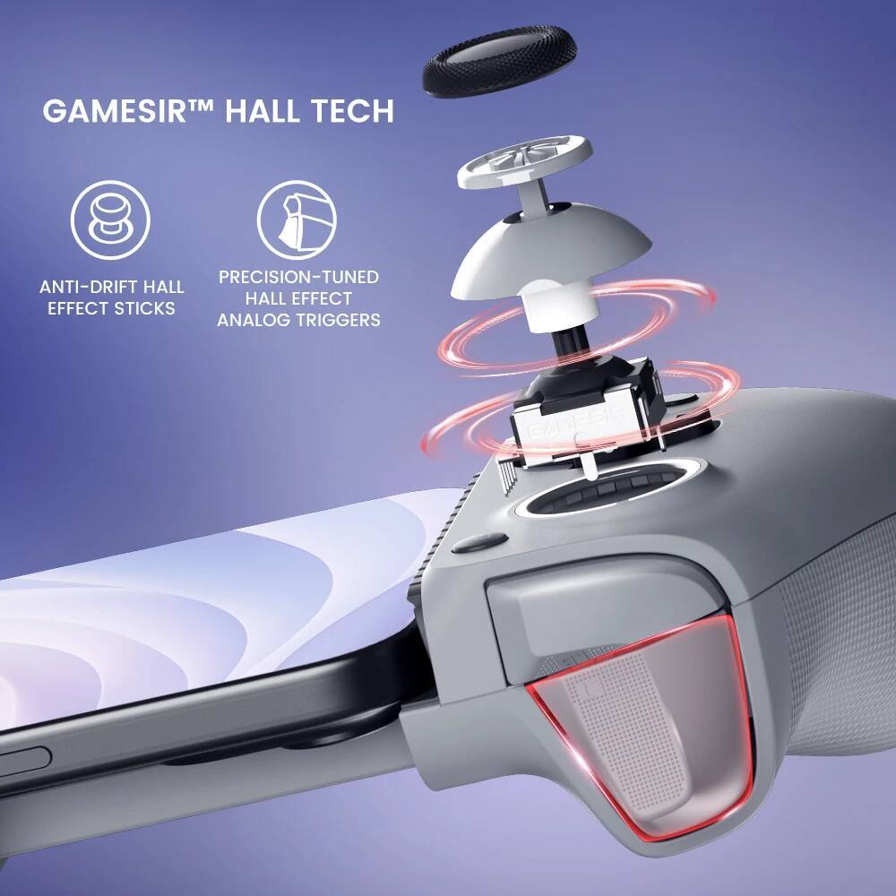 GameSir G8 Galileo Cellphone Gamepad Game Controller with Hall Effect Joystick for Android Mobile Phone Cloud Gaming