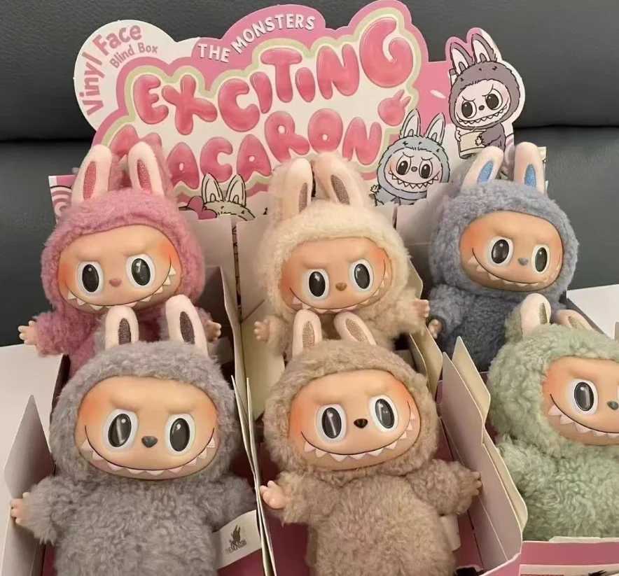 New Labubu V3V2 Blind Box Monster Big Energy Series Vinyl Plush Pendant Blind Box Face Doll Action Replica Keychain Mystery GiftT250521