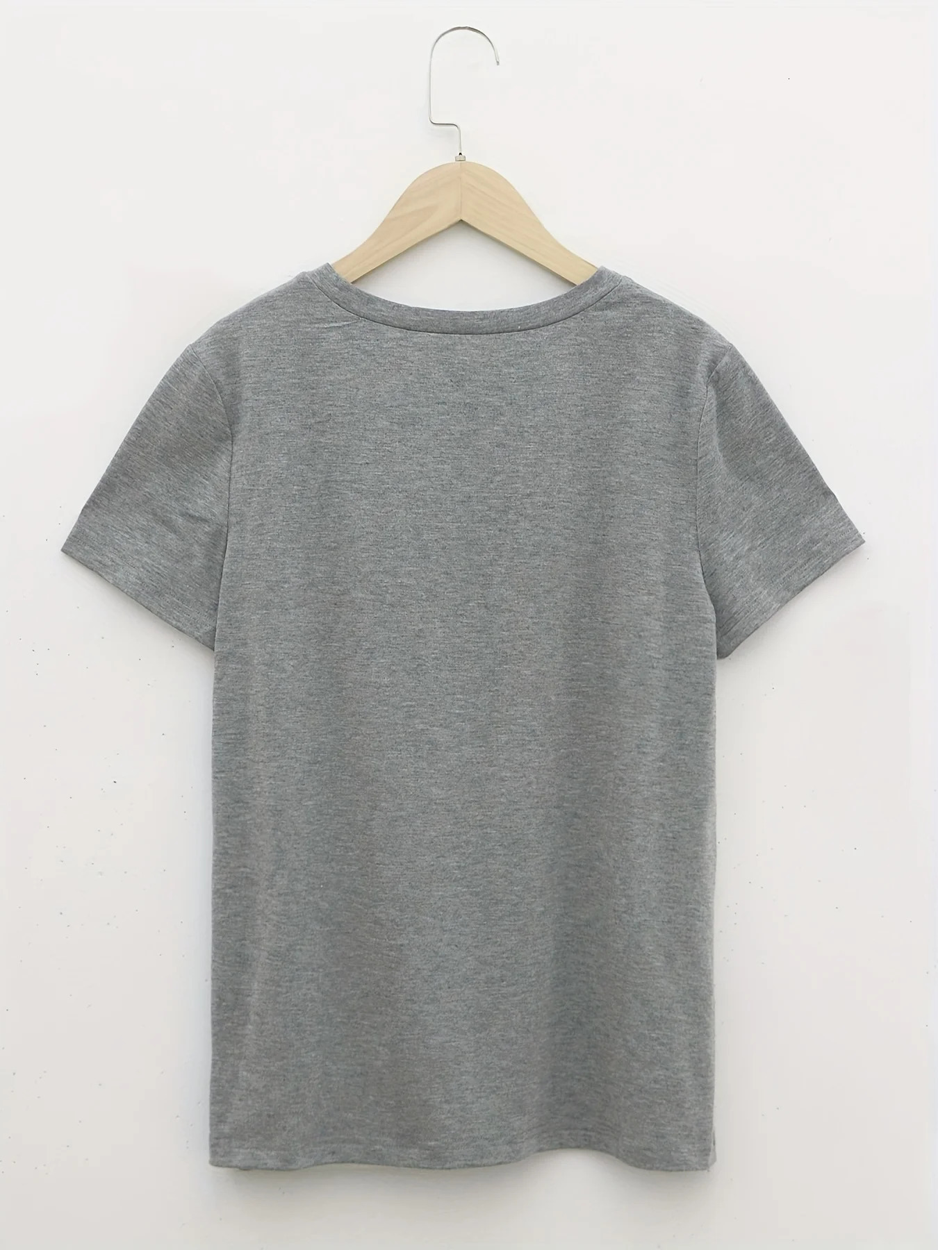Dandelion Print Crew Neck T-Shirt Casual Short Sleeve Top For Spring Summer Womens Clothing 250517