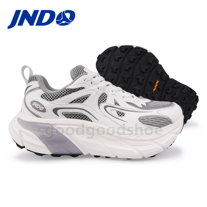 Free shipping JNDO Typhoon Mens Trainers Running Shoes Luxury Fashion Mesh Breathable Sneakers Comfortable Non-slip Outdoor Sports Soft Platform Mens 