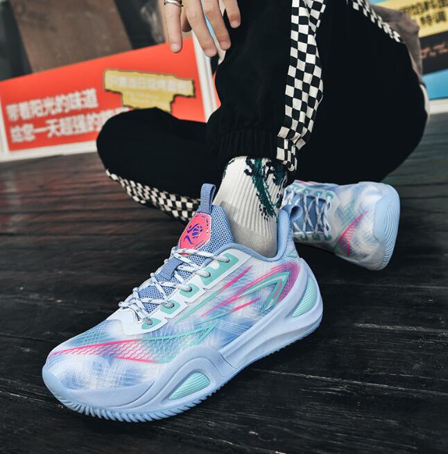 New mandarin duck basketball sneaker men's high top casual sports shoes youth and children's training and competition shoes Z 5.22-2
