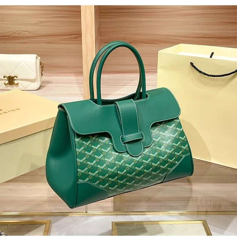 Dog Tooth Saigon High-End Feel Cross-Border New Commuter Versatile Shoulder Bag Large Capacity Tote Handbag Trendy