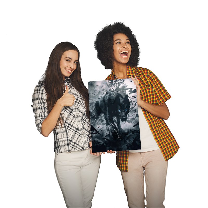 Home Decor Luxury Canvas Printing Painting Steppen Wolf Team King Frame-style Canvas Prints Wall Painting Wall Art Decor Print Picture Paintings for L