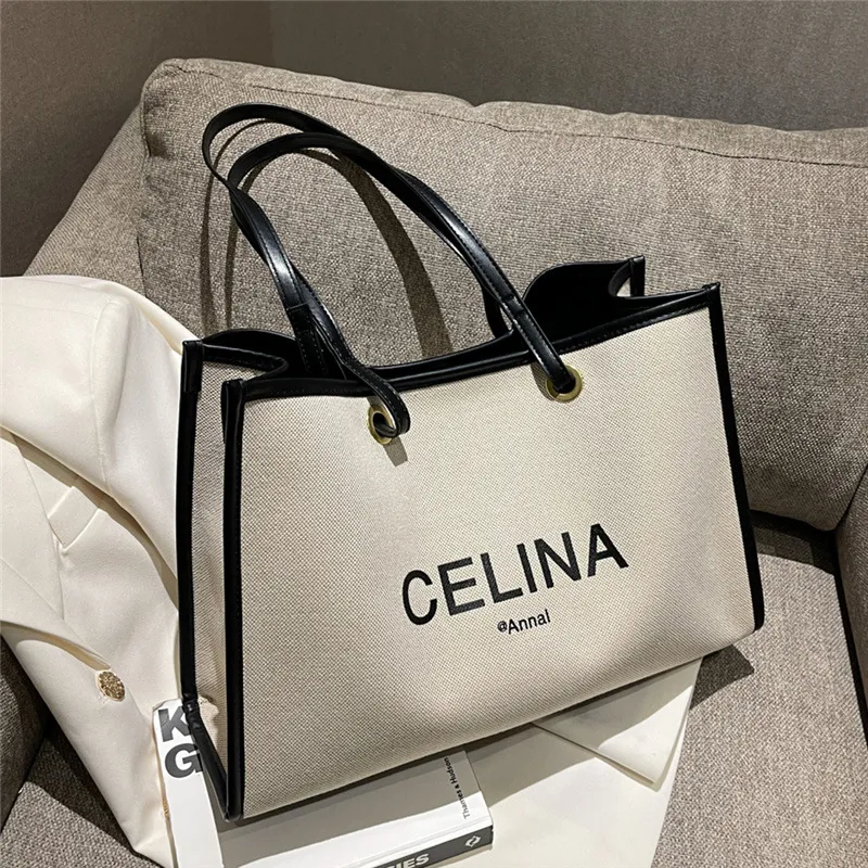 Free Shipping Designer Bag Shoulder Bag Luxury Bag Tote Bag Designer 2025 for Woman Fashion Large Capacity Canvas Casual Handbag File Package 10A