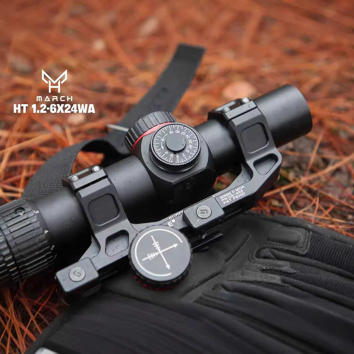 MARCH/HT1.2-6X24WA Short Cross Telescope, single-barrel optical telescope, civil shock-resistant W241014