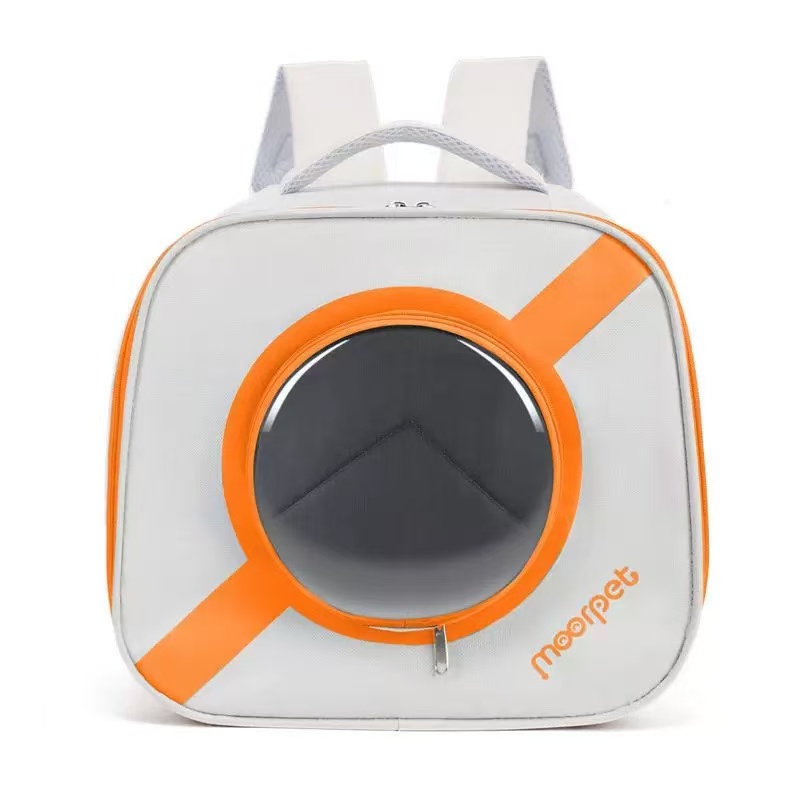 Pet bag - Cat bag - Portable and breathable backpack for outdoor use. Foldable and large capacity. Disc-shaped backpack for storing cats and dogs.