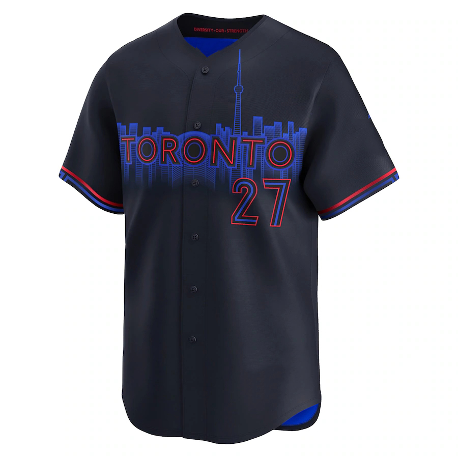 Custom Jersey 27 Vladimir Guerrero Jr. Daulton Varsho Kevin Gausman Bo Bichette Jose Berrios George Springer Joe Carter Turner