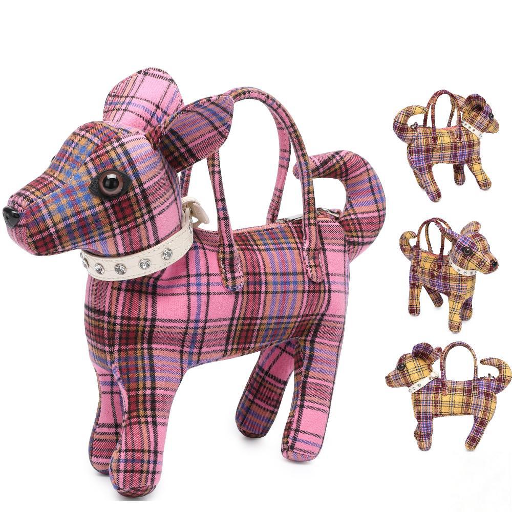 Cute cartoon doll handbag, personalized and creative three-dimensional diagonal cross bag