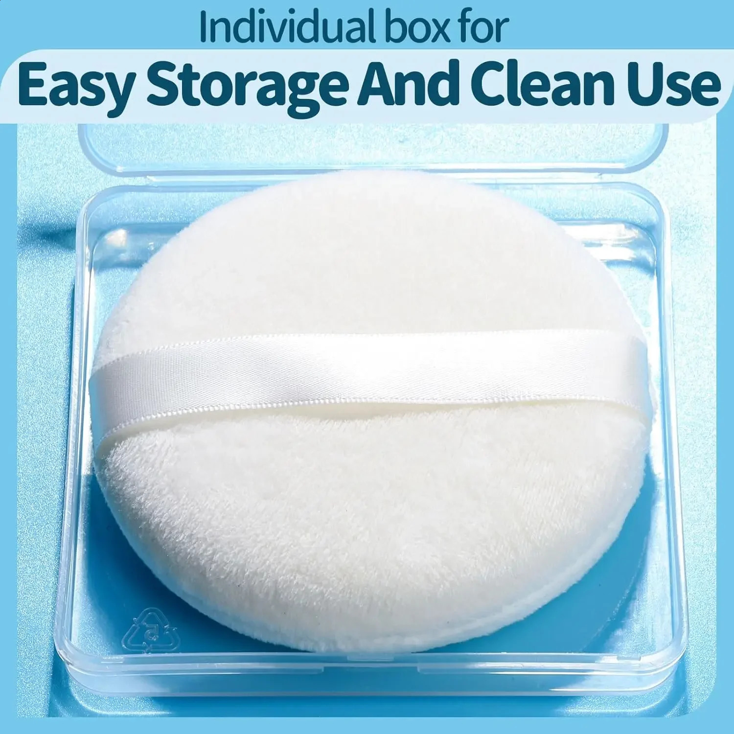 2pcs 4.13 Inch Powder Puff for Body Powder Bod Loose Powder Puffs Soft Velour Body Powder 250603