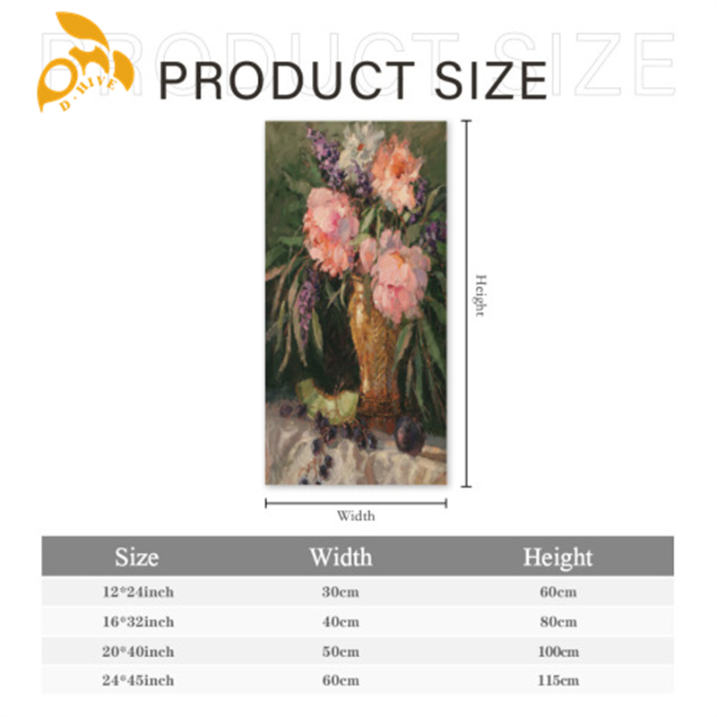 Free shipping 2025 designer new customized Home Decor Decoration Frameless drawing without frame 1:2