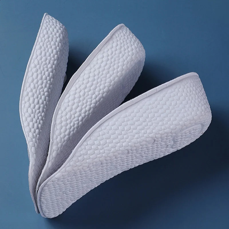 1.5-3.5CM Invisible Height Increasing Insole Orthopedic Arch Support Insole Soft Elastic Light Weight for Men Women Shoes Pads 250521