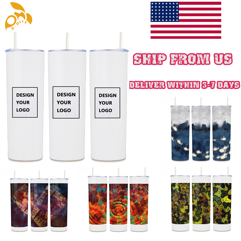 Free Shipping Professional Customized 20oz straight cup, cartoon stainless steel 304, summer student double drinking bottle straw drink coffee bottle 