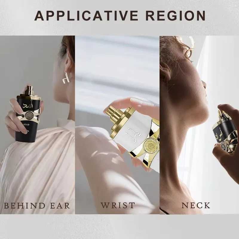 100ML Original Arab Perfume High Quality Womens Body Spray Men Eau De Cologne Elegant Fragrance Long-lasting Scent Gift z250522perfume