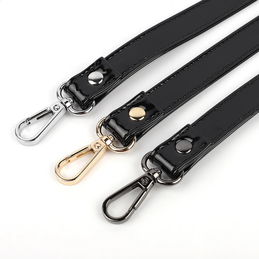PU Leather Balck Shoulder Strap Patent Leather Handbag Bag Strap DIY Replacement Belts Handle Bag Accessories 250521