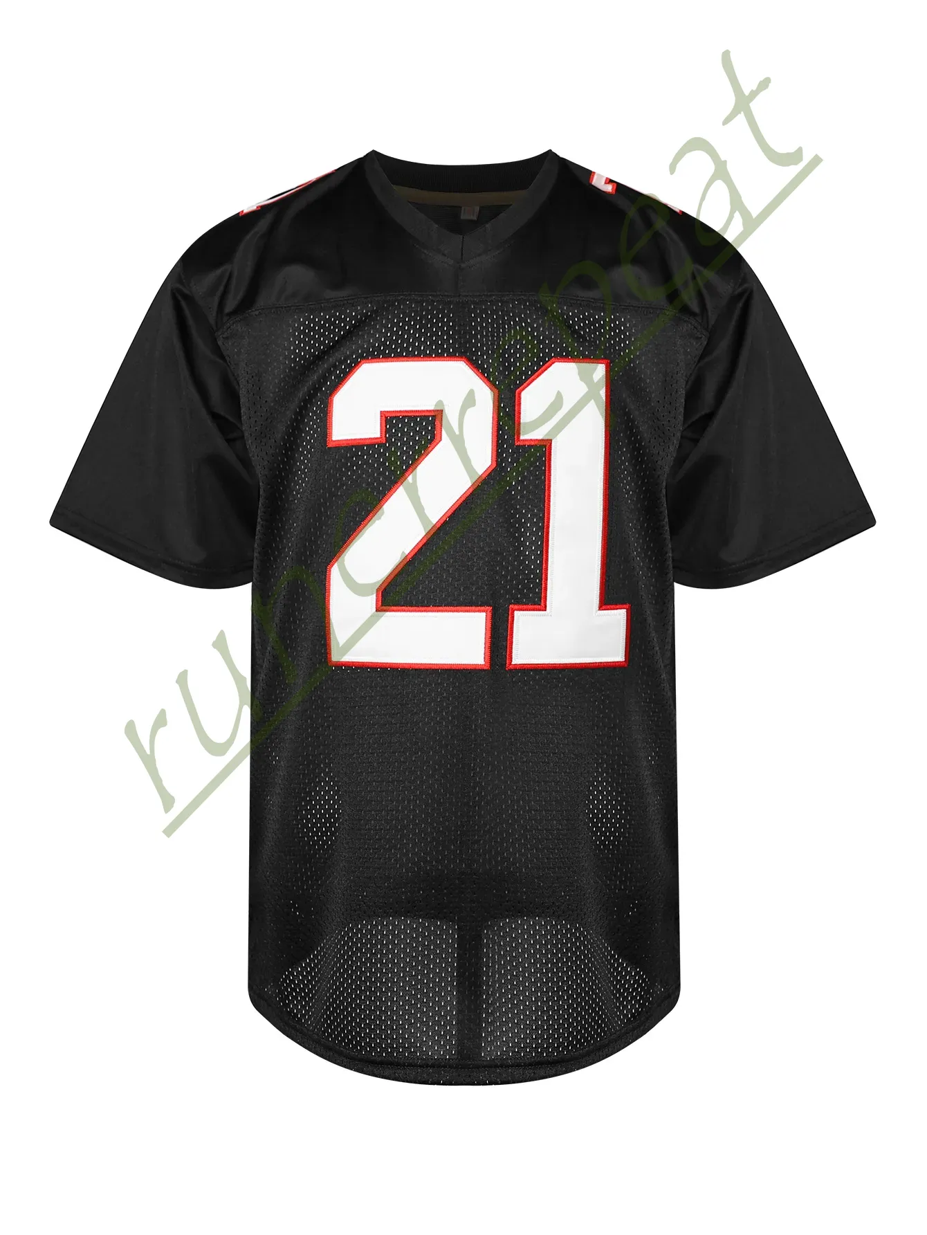 Custom Football Jersey 18 Cousins 7 Vick 21 Sanders Men Women Youth Any Name Number Embroidered Letter Number Design Polyester