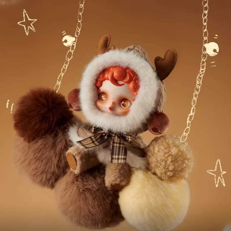 Skullpanda Winter Symphony Series Blind Box KAWaii Pendants Mystery Box Anime Figure Decor Kid Birthday GiftsT250522