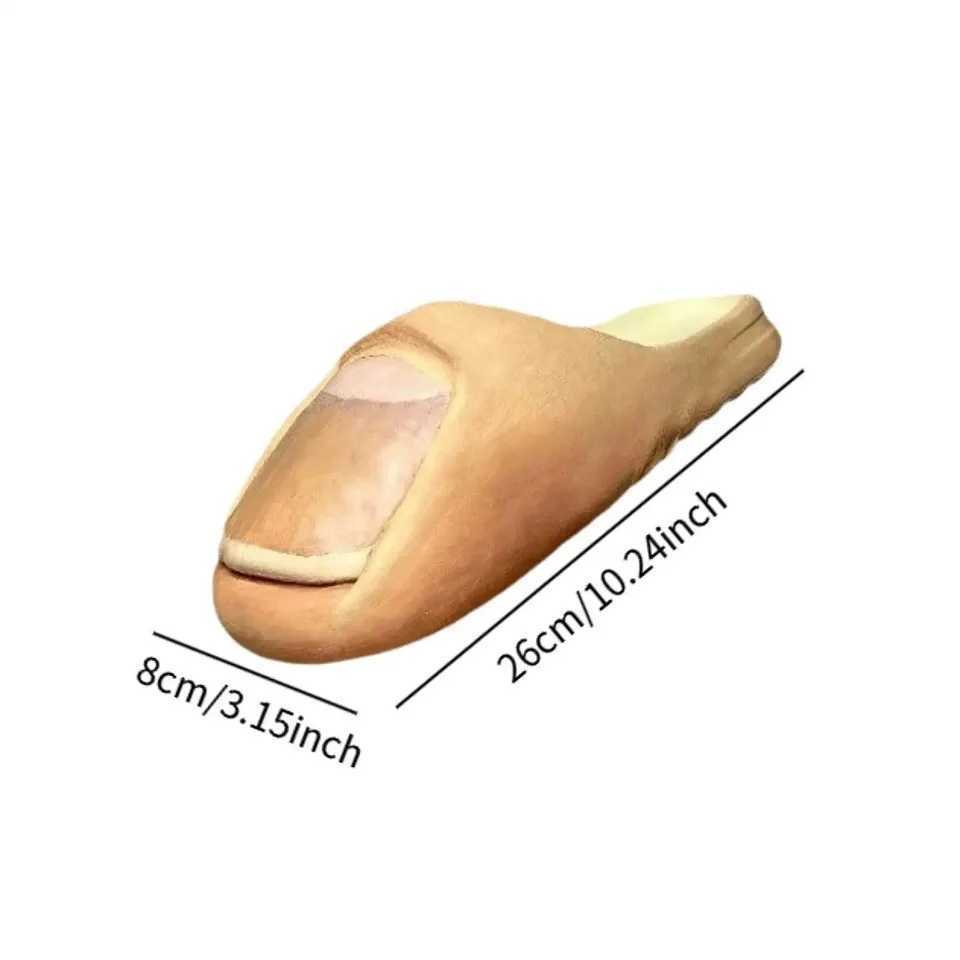 Big Toe Slides Funny Cosplay Props Slippers Thumb Shaped Slippers House Shoes for Masquerade Indoor Theme Party M250522