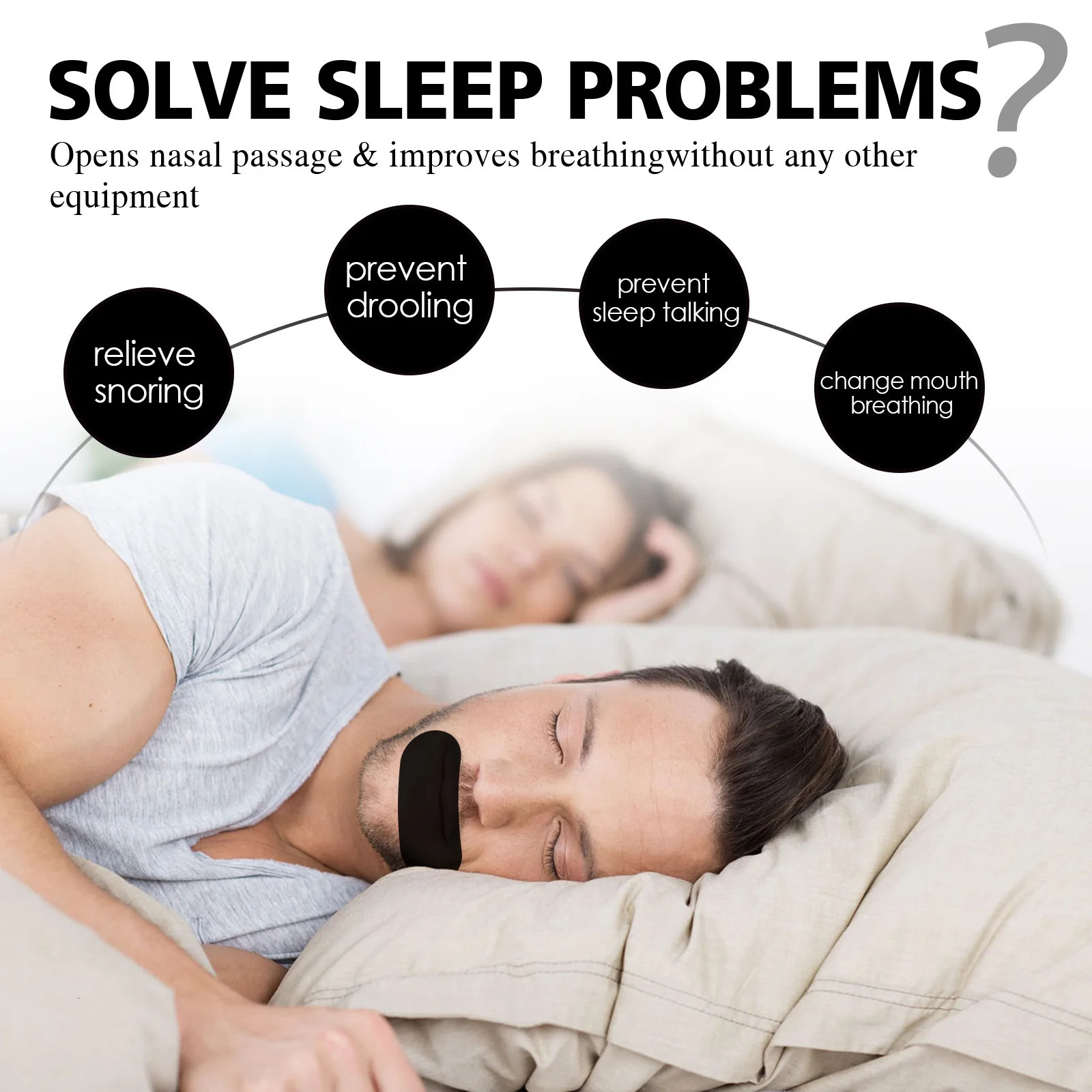 30/60/90/150pcs Mouth Tape Breathing for Sleep Mouth Tape Strips Improve Sleep Mouth Better Breath Mouth Tape Anti-snoring Patch 250522