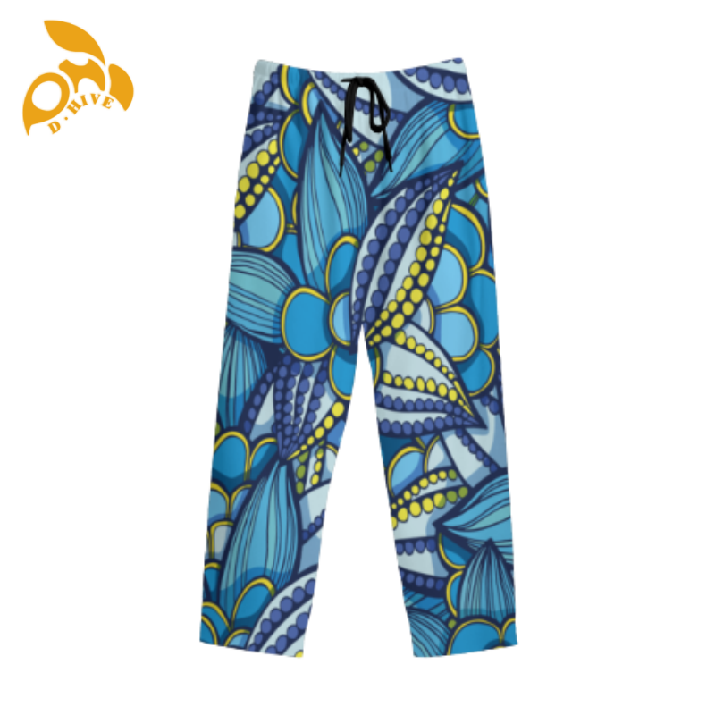 Free Shipping customized Men's Pants polyester men's trousers Men wear long pama pants