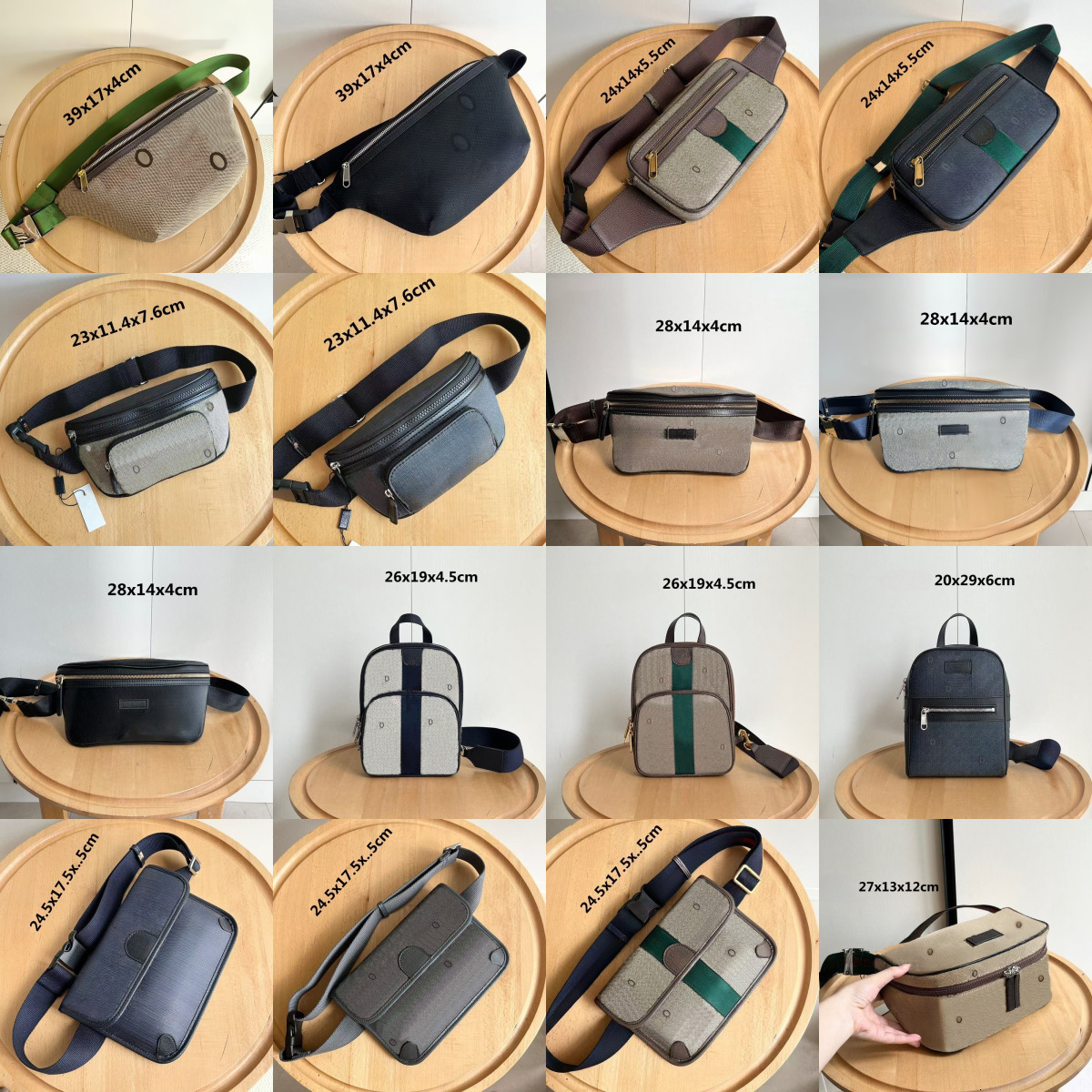 Top designer waist bags Womens luxury sports handbags and wallets Straight 2025 New Mens Black Warrior and Chest Waist Leather Crossbody purses Fashion Shoulder Bag