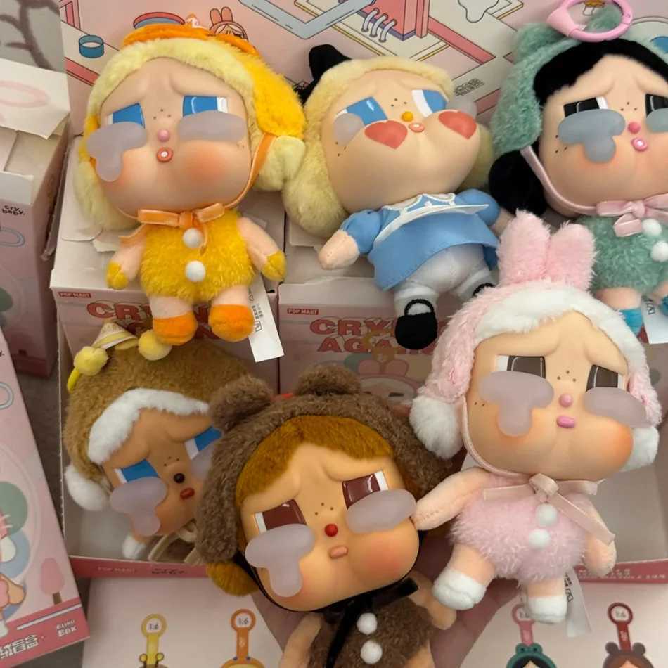 CRYBABY CRYING AGAIN Series Vinyl Blind Box Toys KAWaii Anime Action Figure Caixa Caja Surprise Mystery Box Dolls GirlsT250522