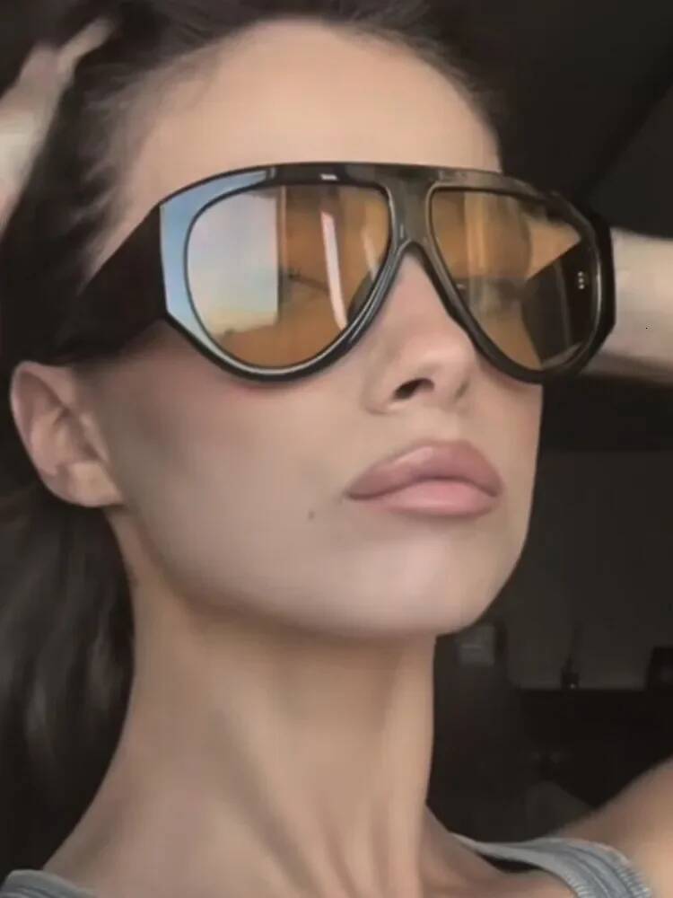 Fashion Oversized Hip Hop Sunglasses Men Women Shades Brand Designer Sun Glasses Trend Male Punk Eyewear Female UV400