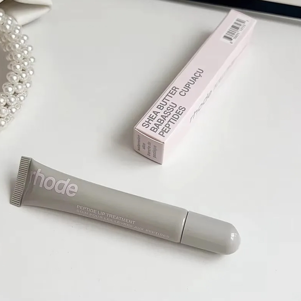 RHODE Makeup Lip Gloss Lip Plumper Liquid Lipstick 10ml Toast Espresso Raspberry Jelly Bean peppermint glaze Lip balm Moisturize Shiny Glitter Lipglos